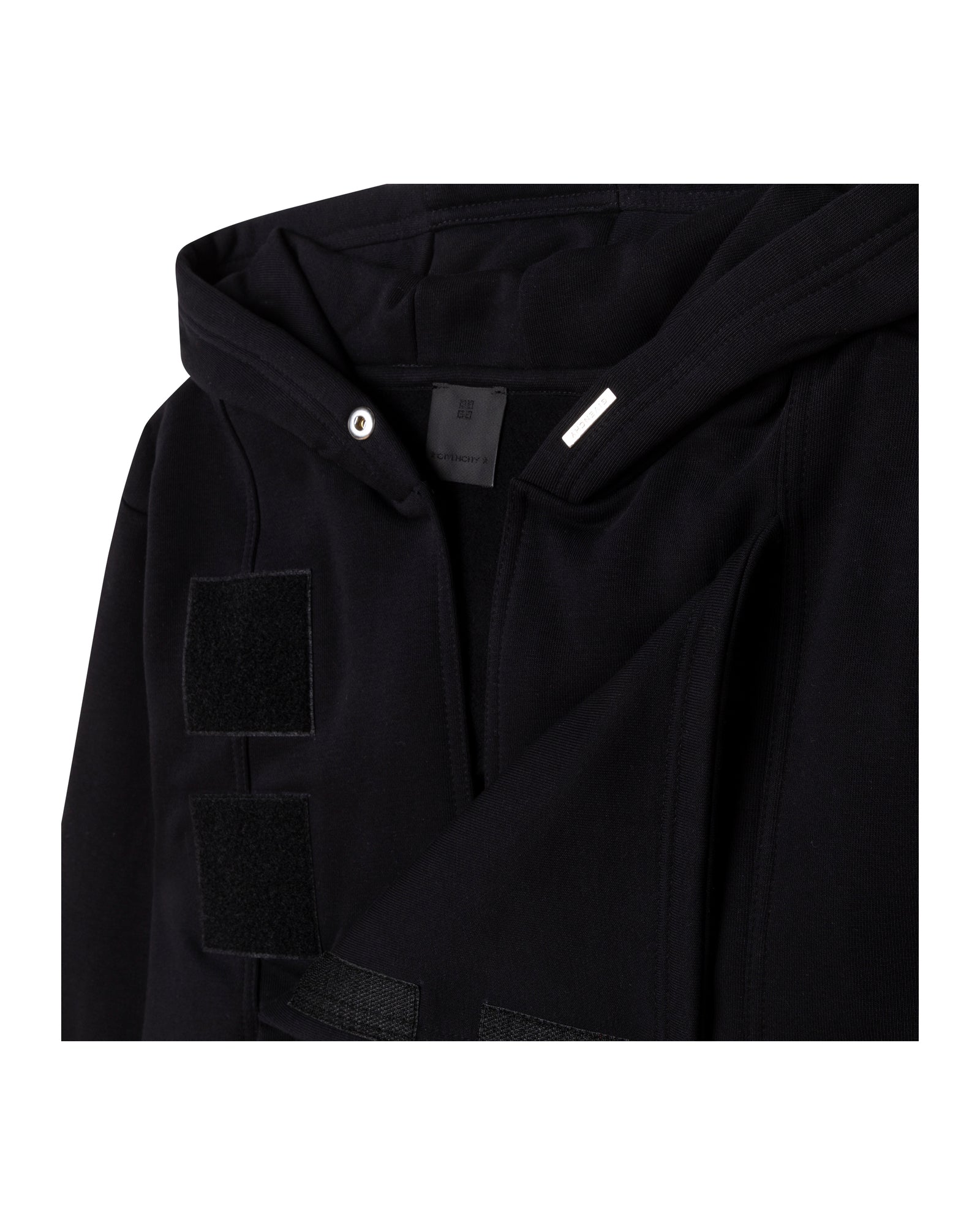 Robe à broderie en coton - Black