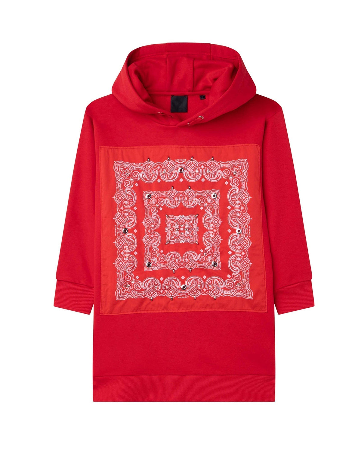 Robe motif bandana à clous en coton - Piment