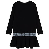 Robe en maille milano - Black