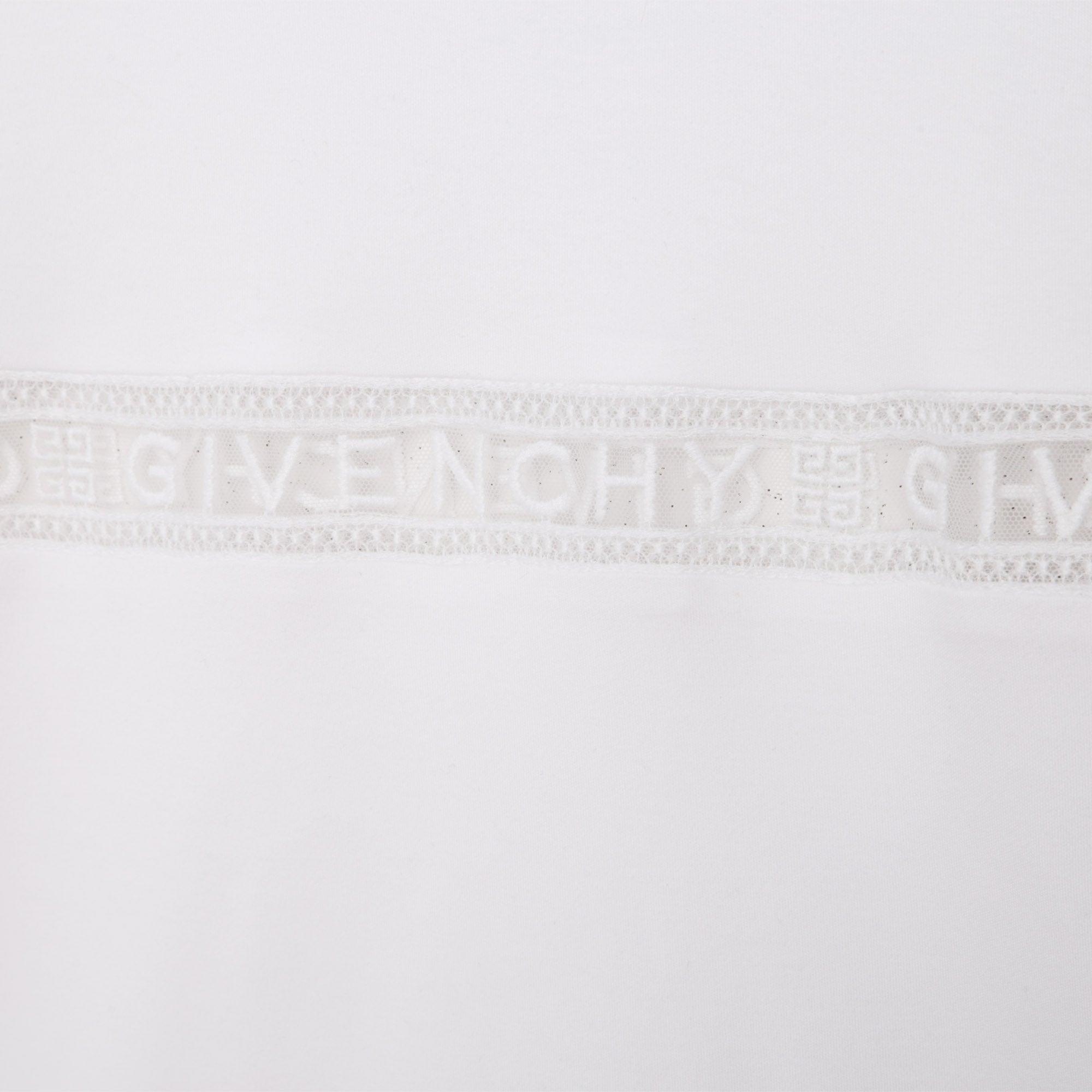 Robe manches courtes bande - Blanc