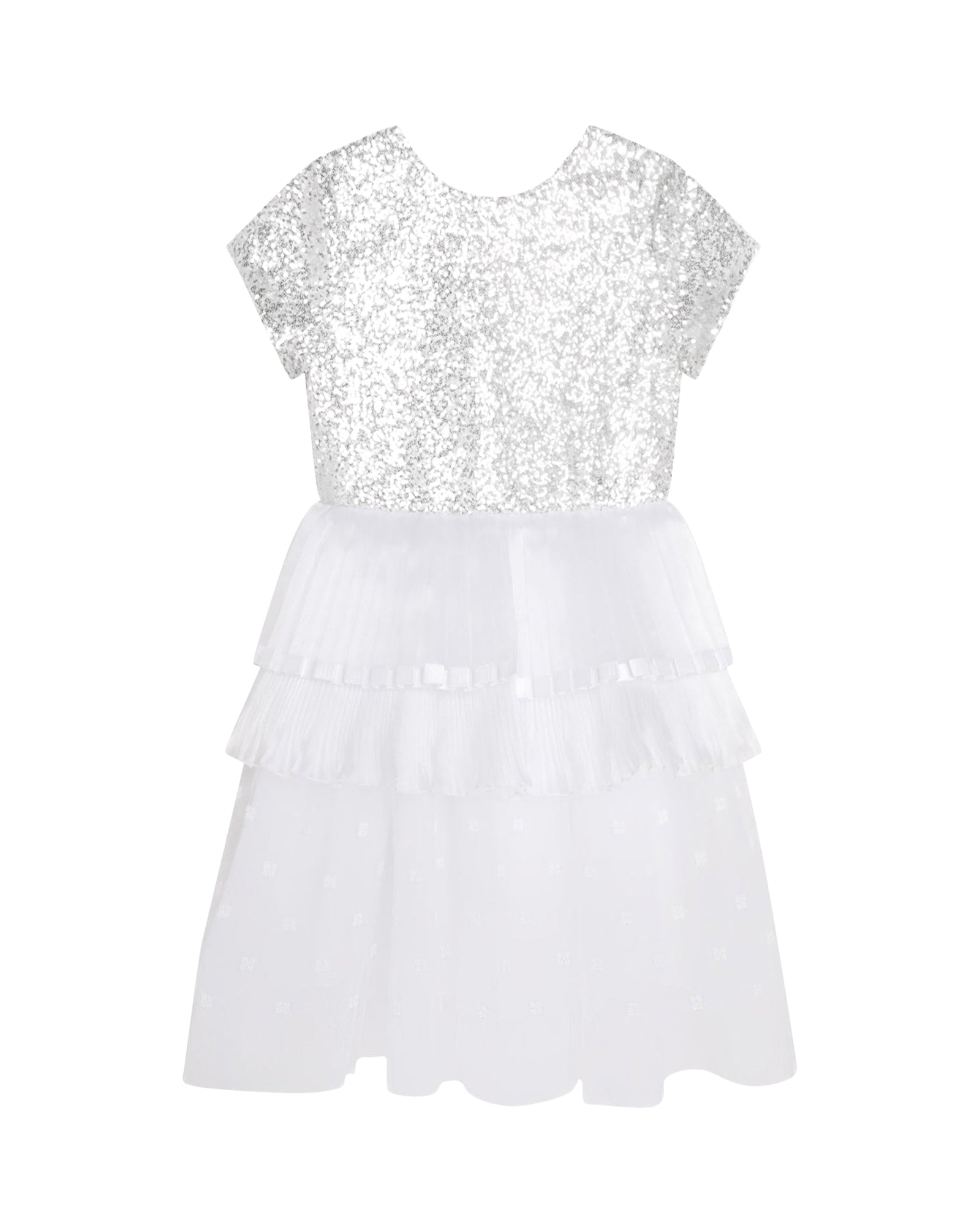 Robe ornée de sequins - Silver