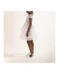 Robe ornée de sequins - Silver