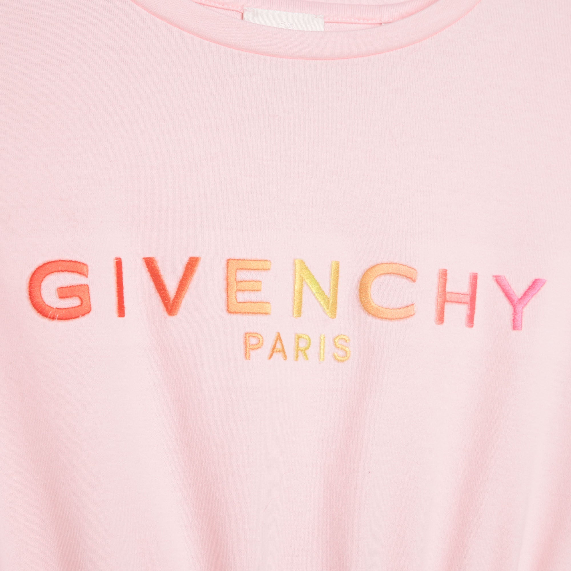 Robe imprimé dégradé à manches courtes - Marshmallow