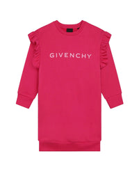 Robe à manches longues en coton - Rose pep's