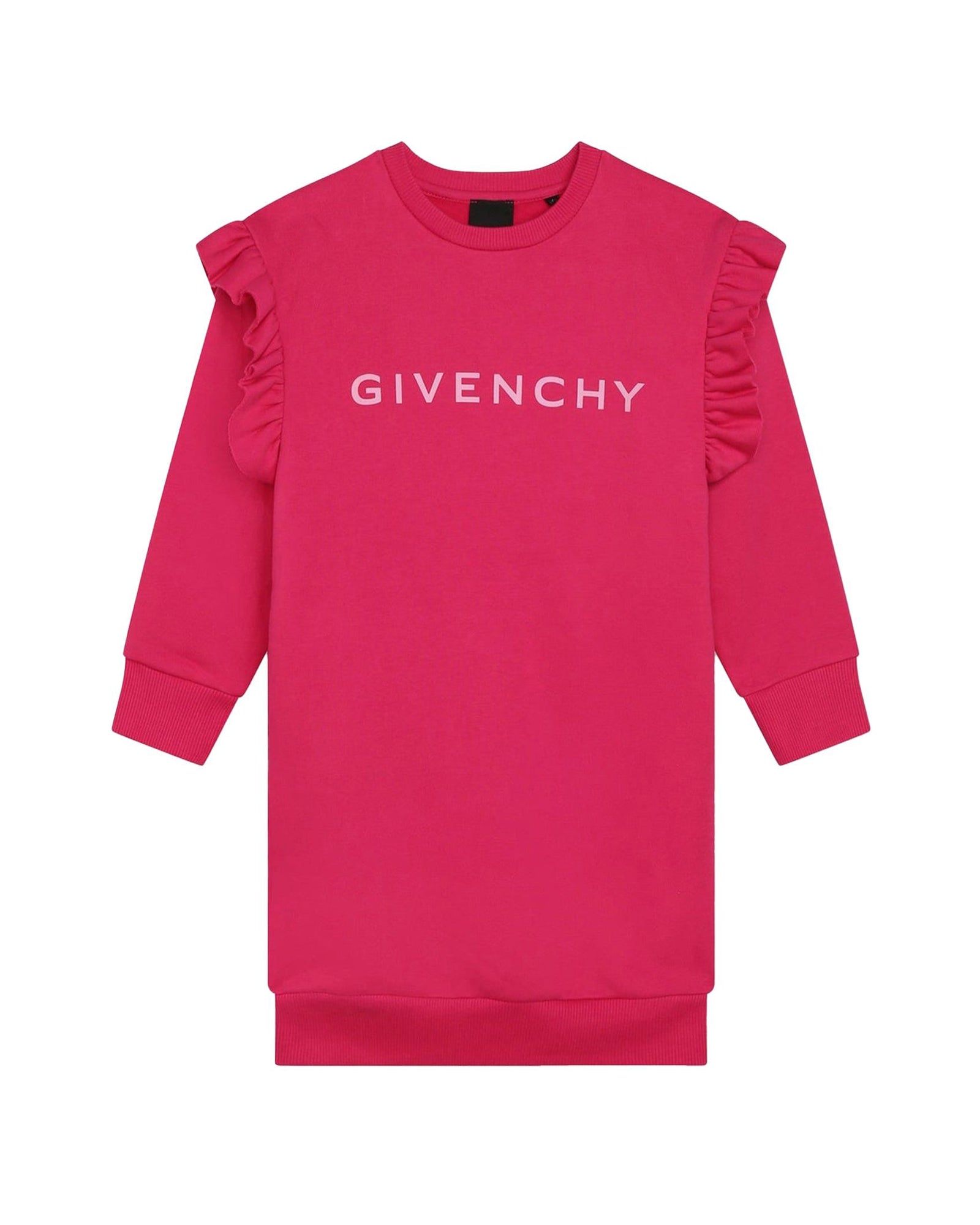 Robe à manches longues en coton - Rose pep's