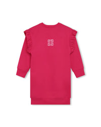 Robe à manches longues en coton - Rose Peps