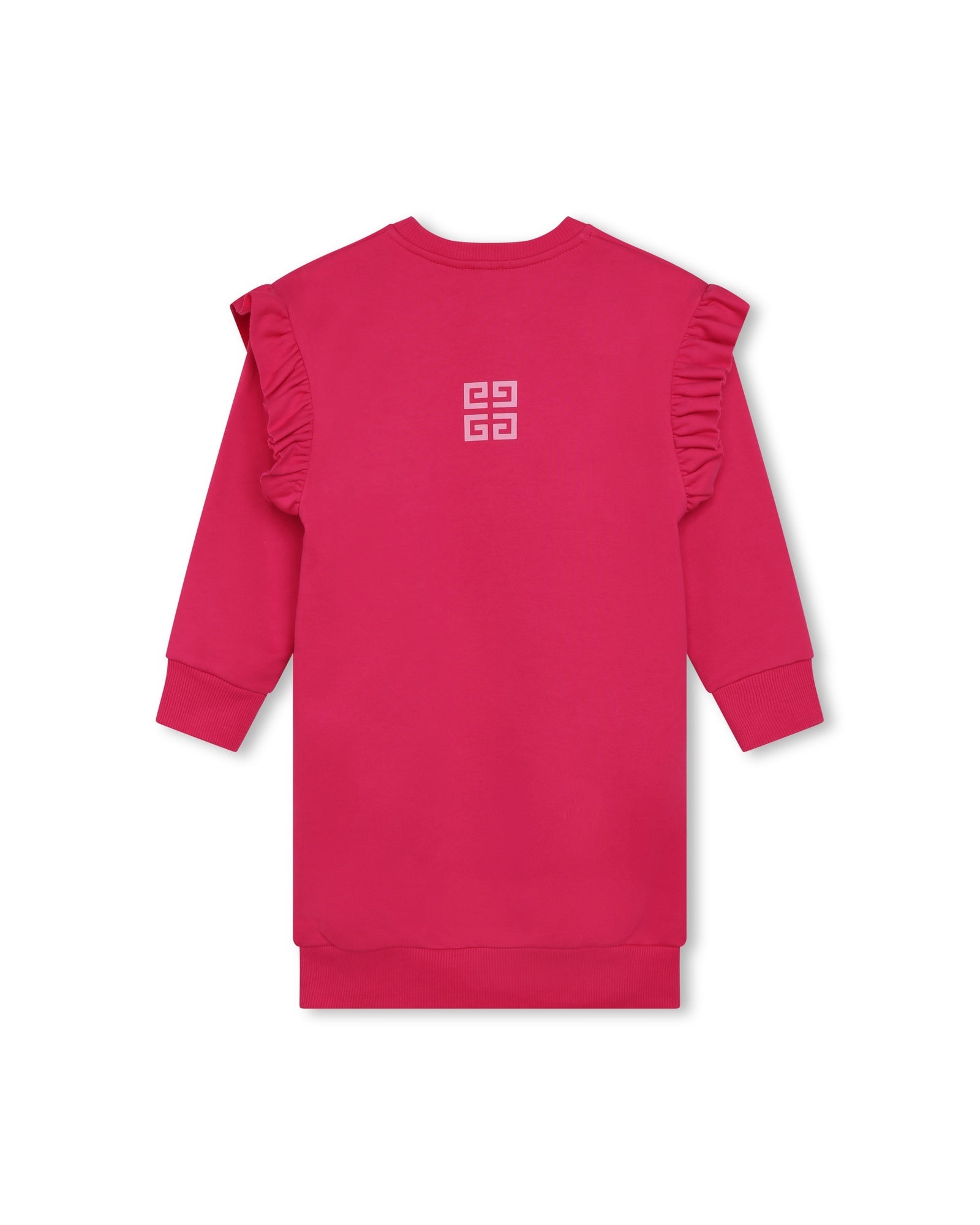 Robe à manches longues en coton - Rose Peps