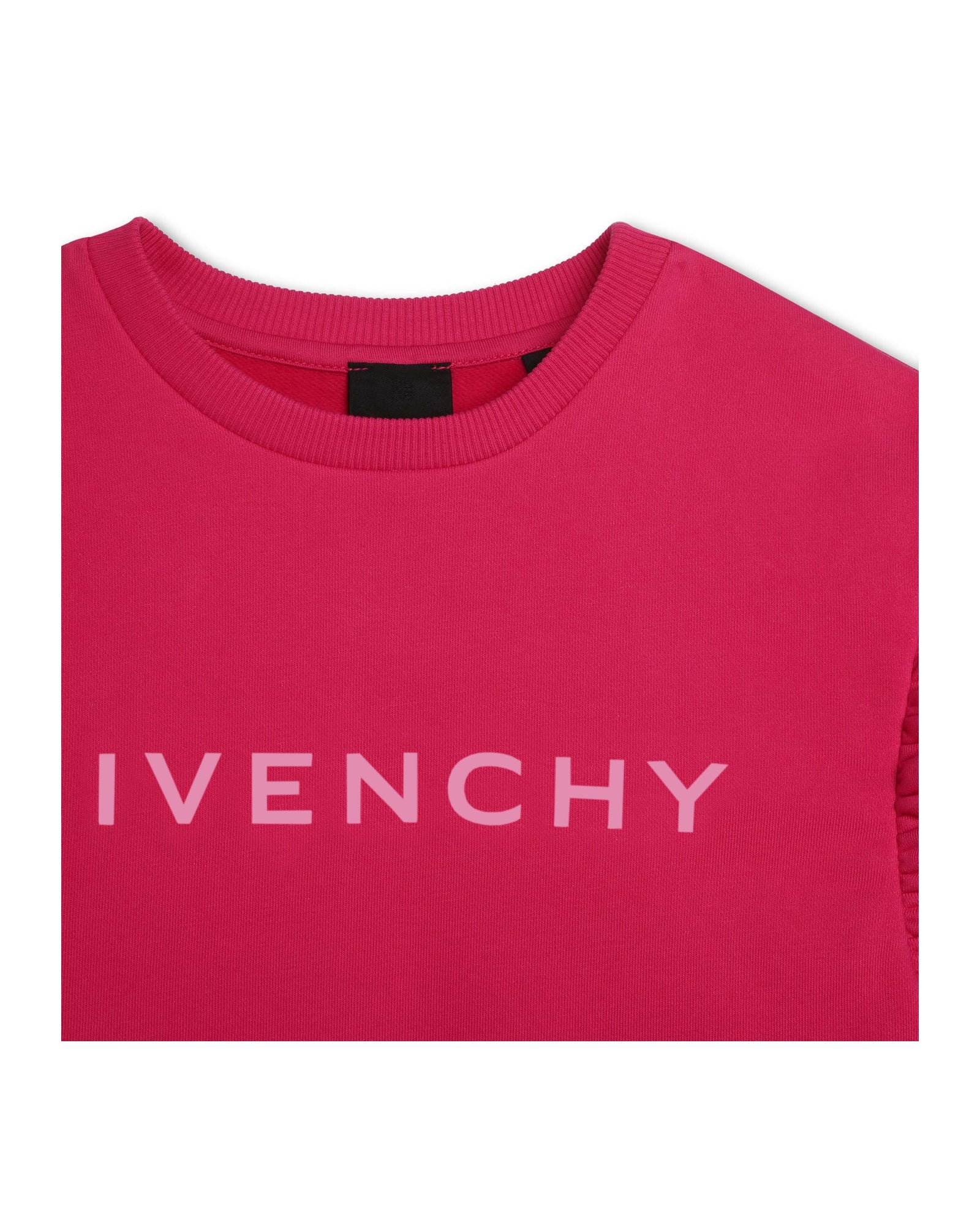 Robe à manches longues en coton - Rose Peps