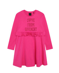 Long-sleeved cotton dress - Rose Peps