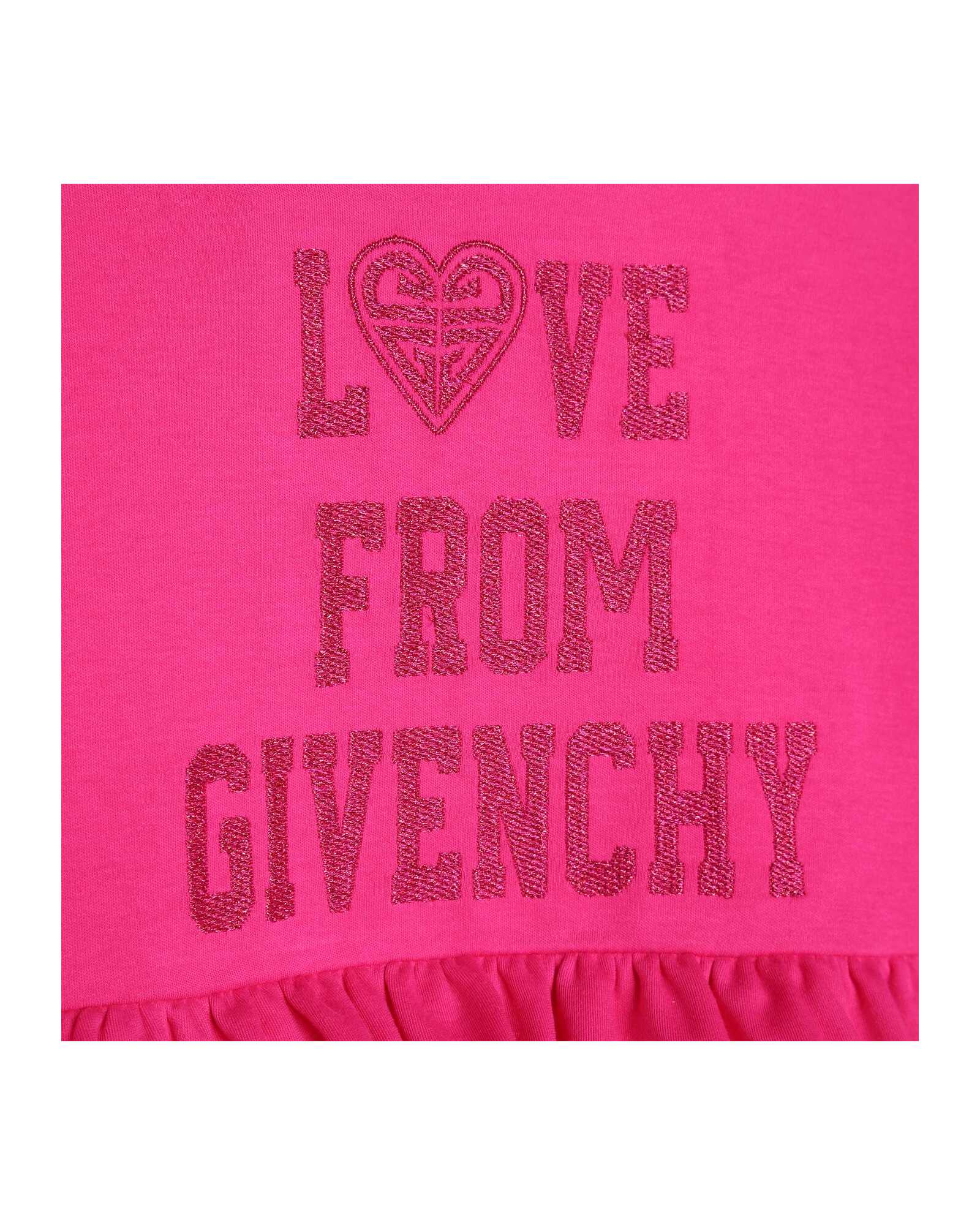 Robe à manches longues en coton - Rose pep's
