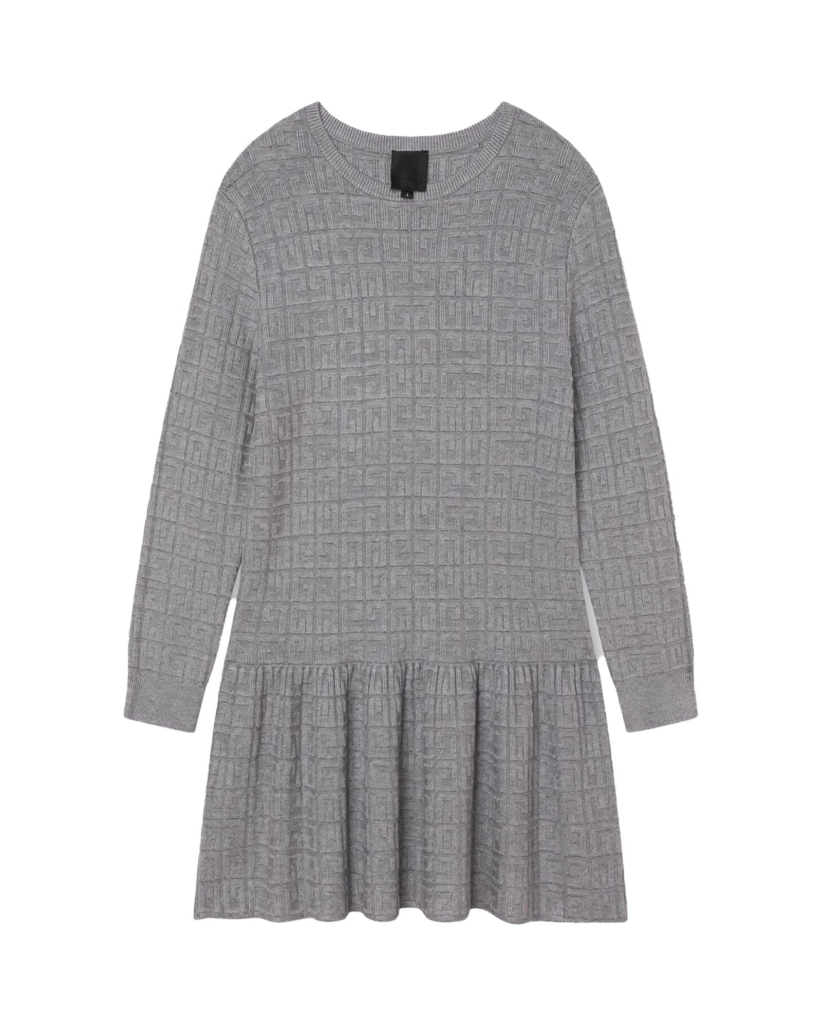 Robe en tricot - Gris chiné