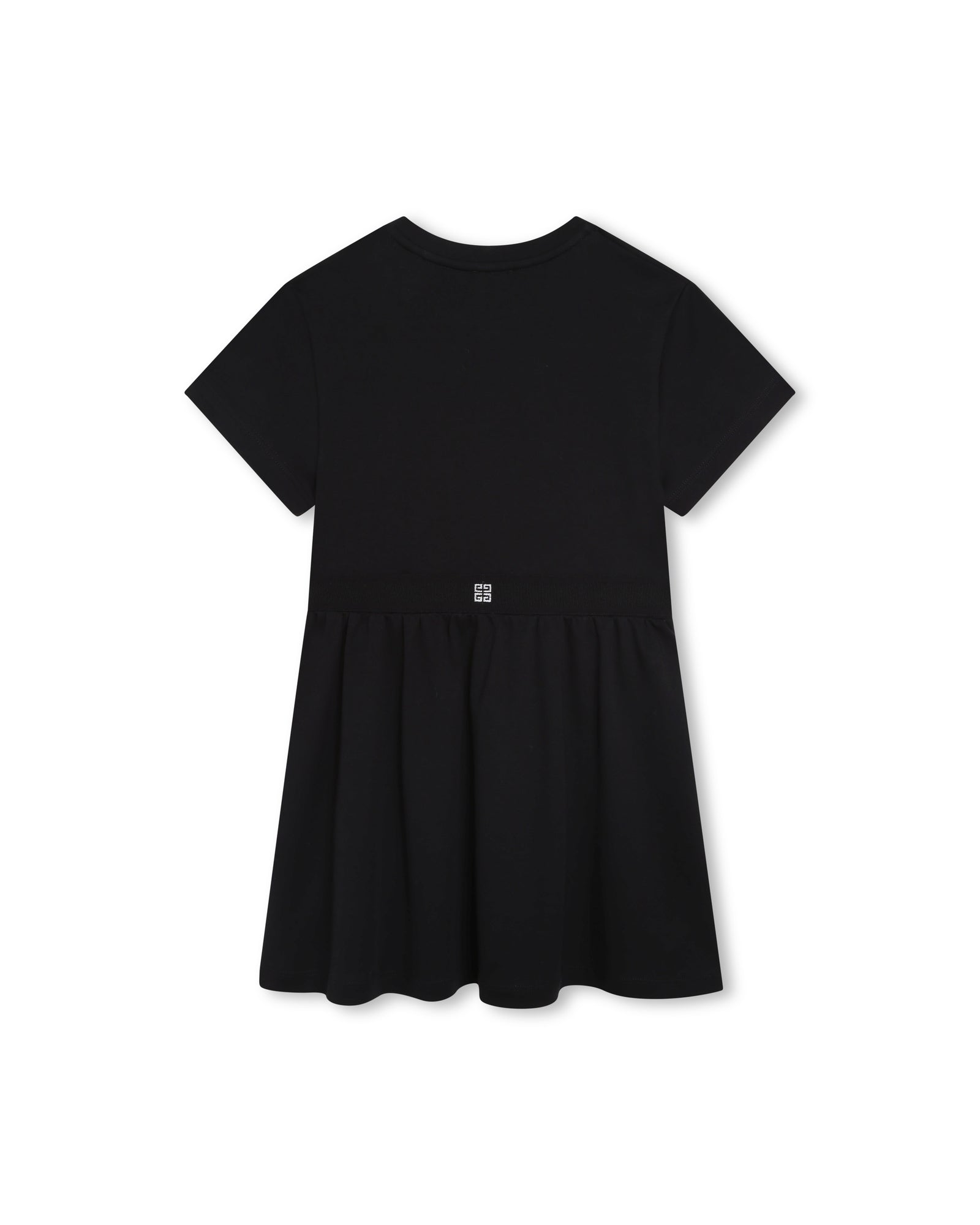 Robe à manches courtes en coton - Black