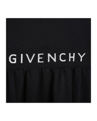 Robe à manches courtes en coton - Black