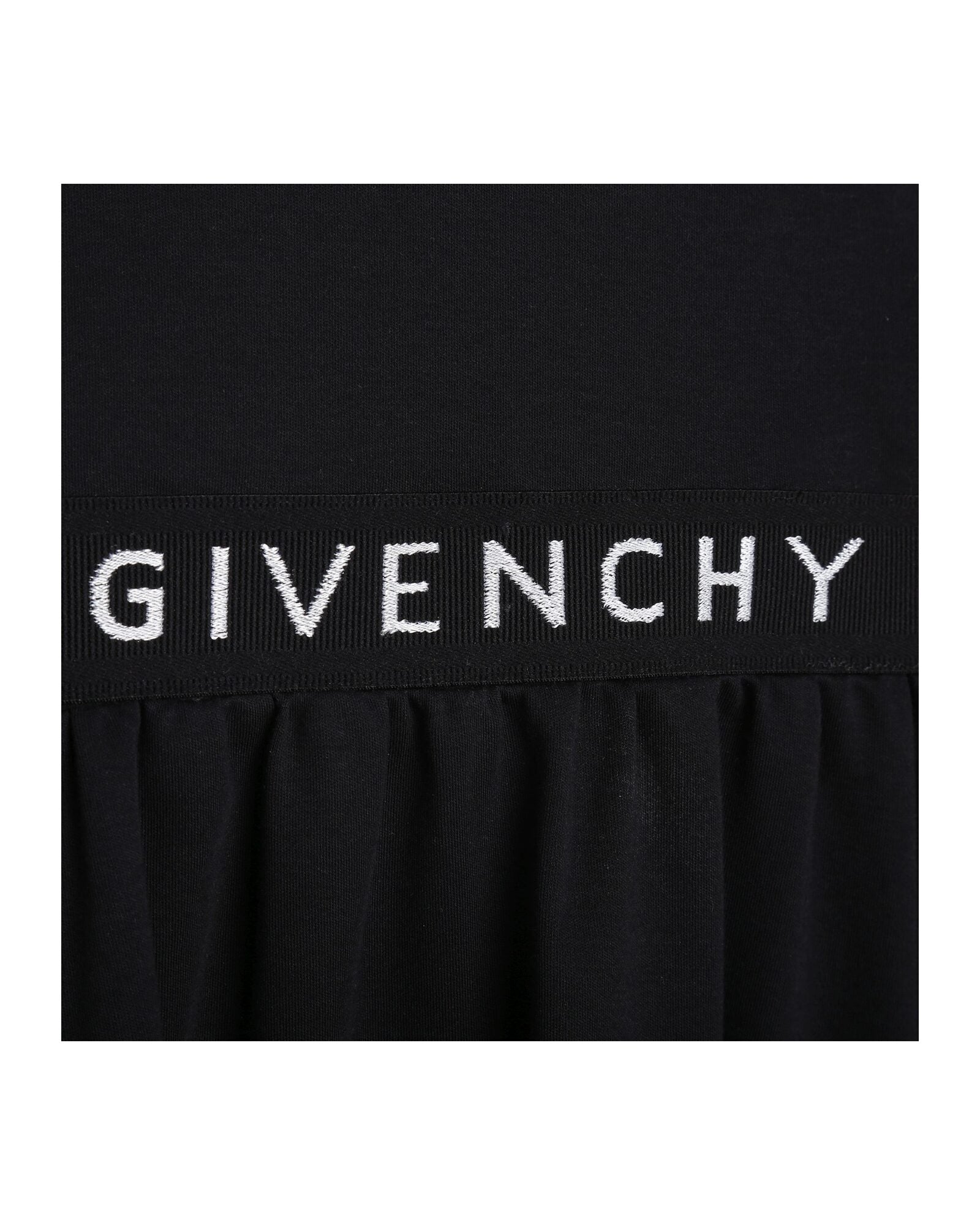 Robe à manches courtes en coton - Black