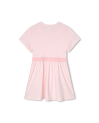 Robe à manches courtes en coton - Marshmallow