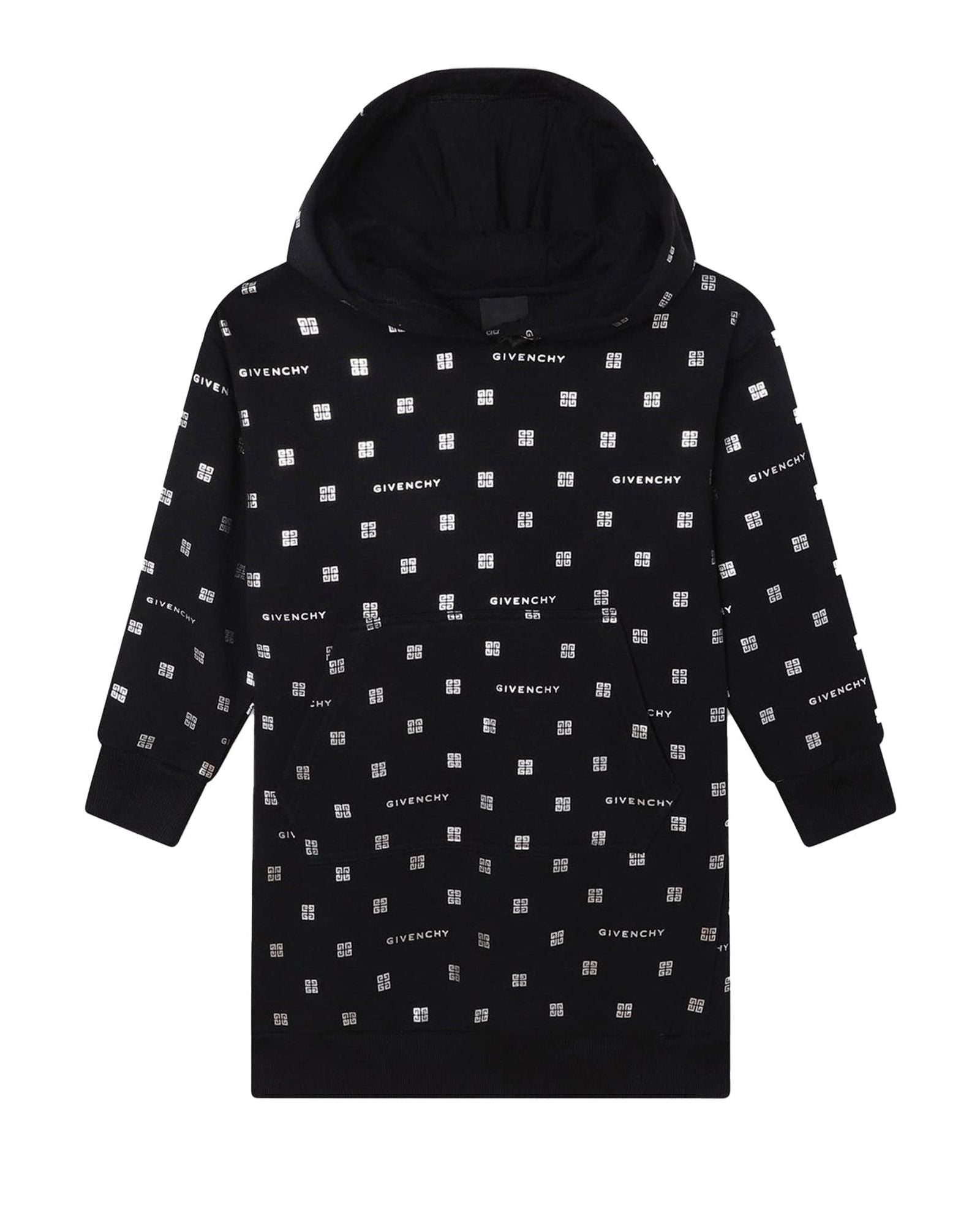 Robe à capuche en coton - Black