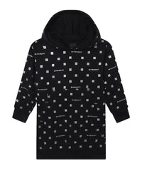 Robe à capuche en coton - Black