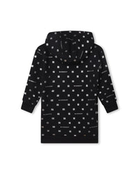 Robe à capuche en coton - Black