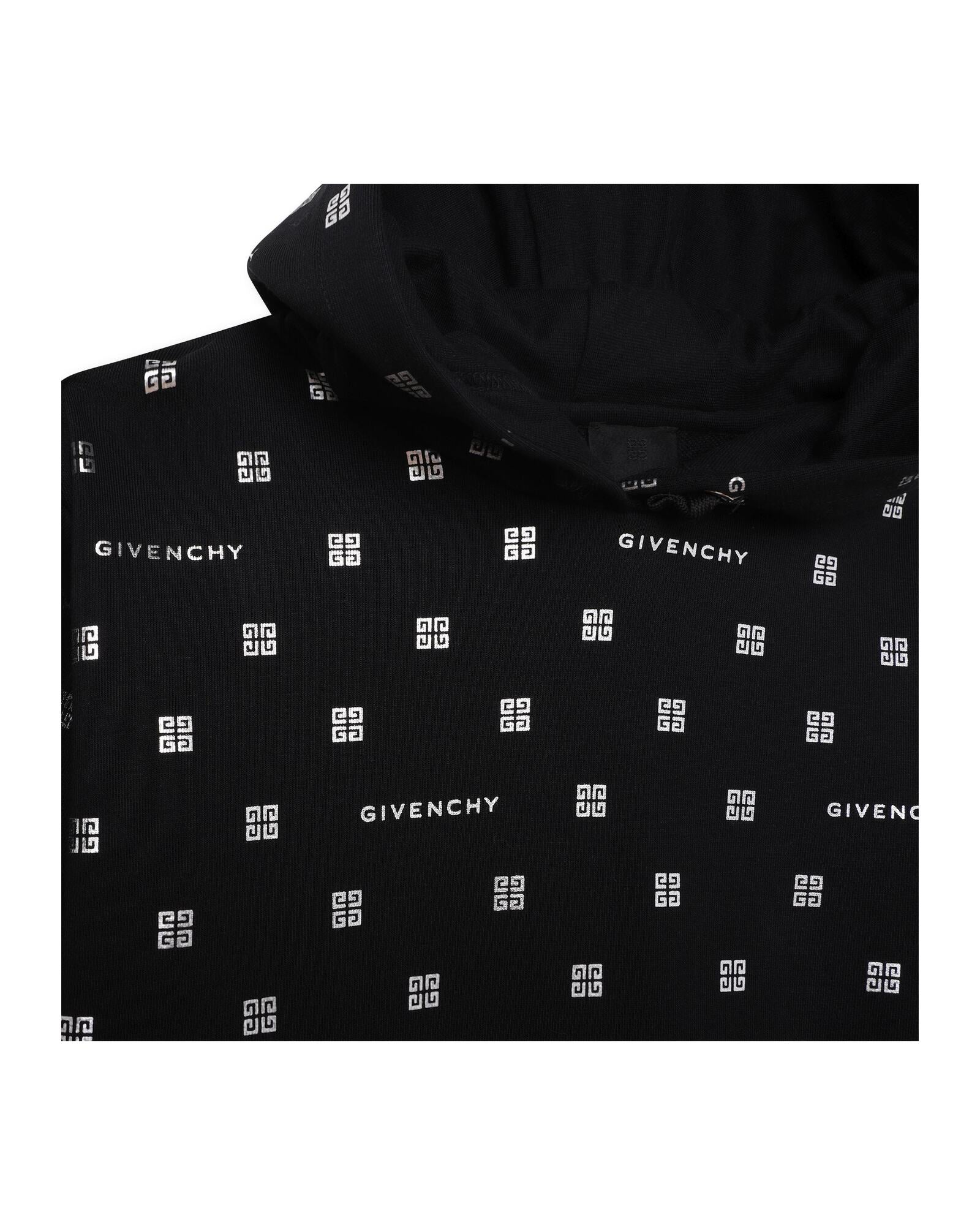 Robe à capuche en coton - Black