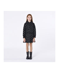 Robe à capuche en coton - Black