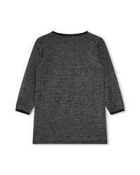 Robe en tricot en coton - Black