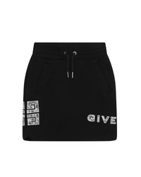 Jupe à taille élastiquée - Black