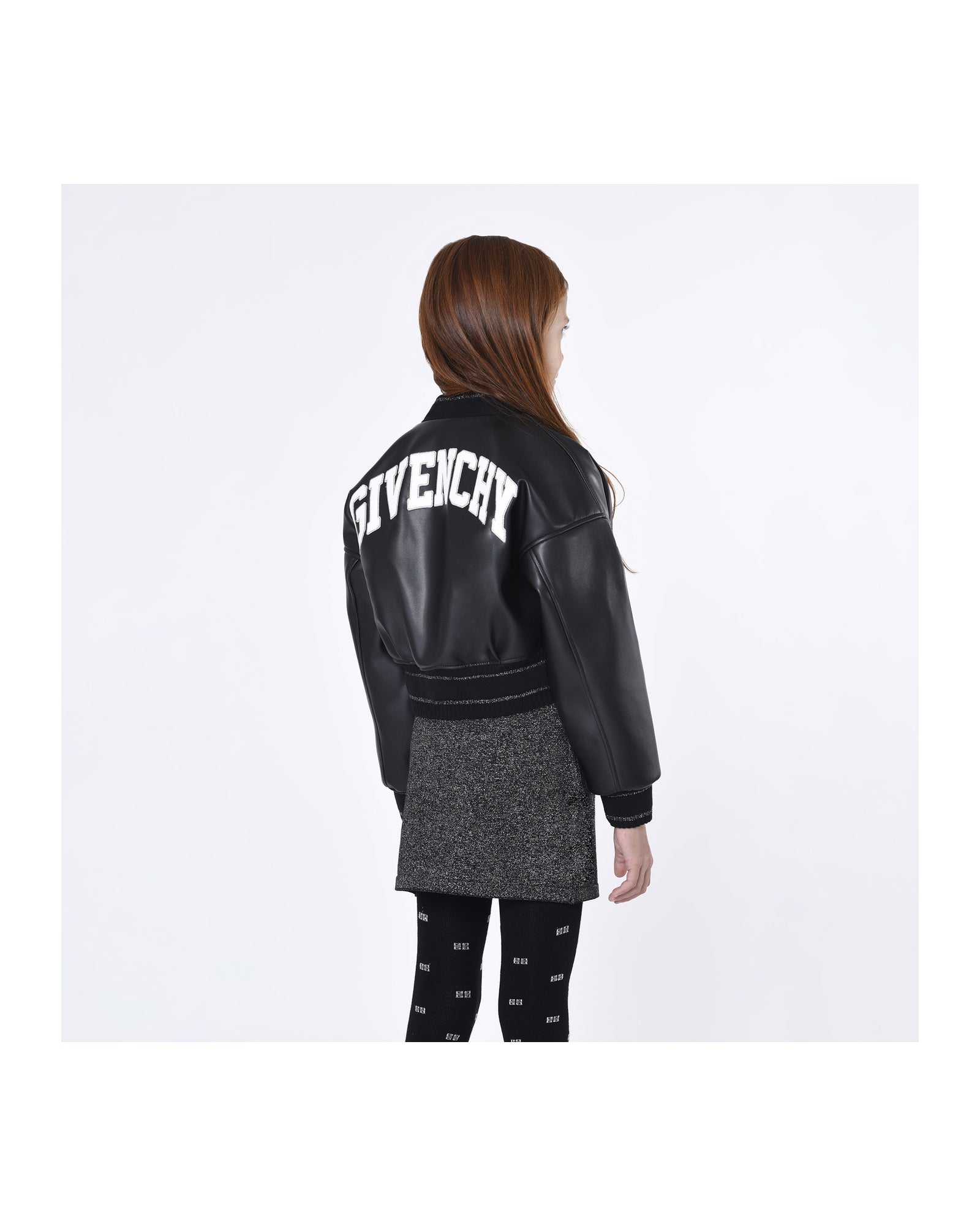 Short cotton skirt - Black