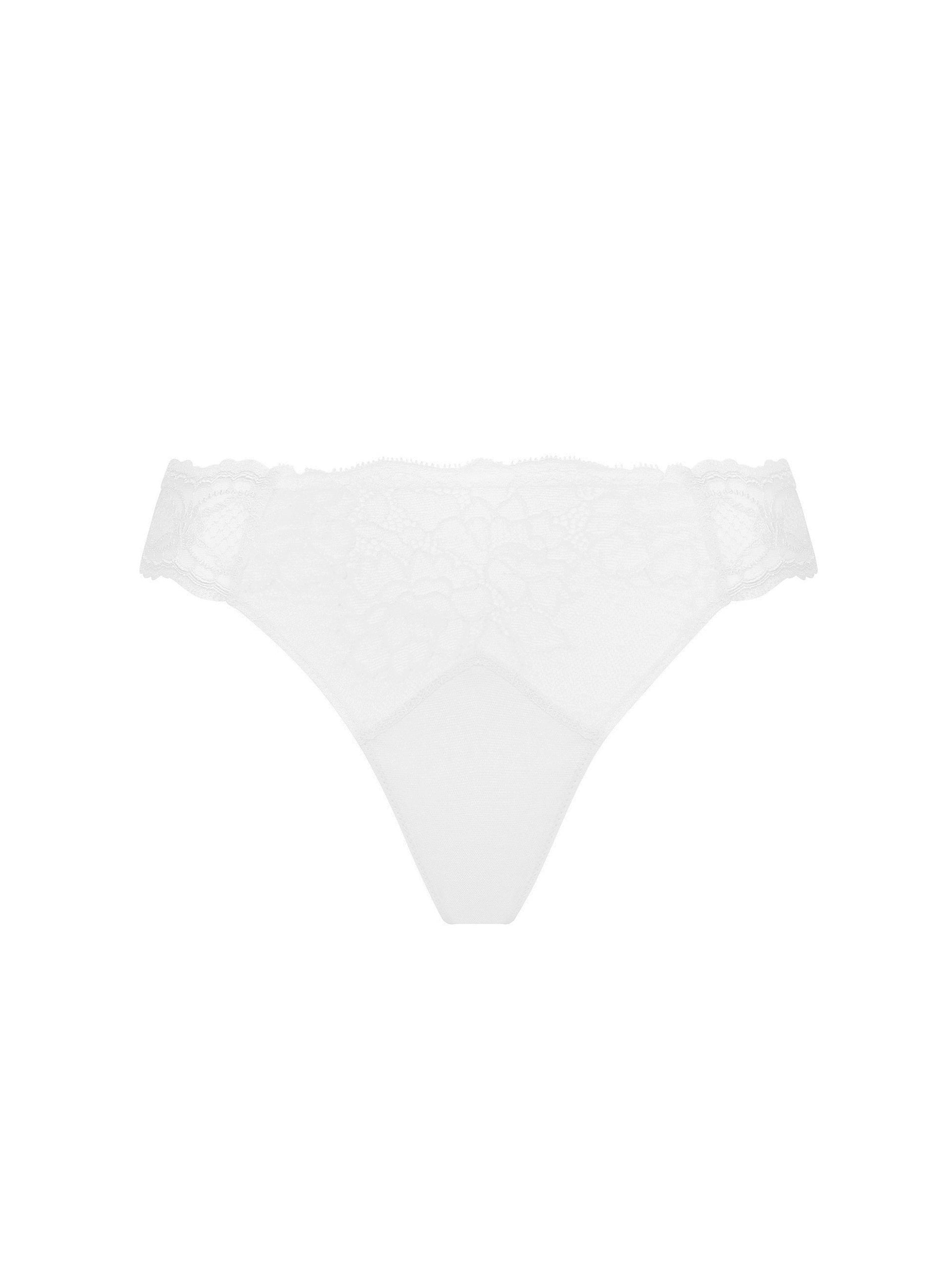 String Sublime en dentelle - Blanc