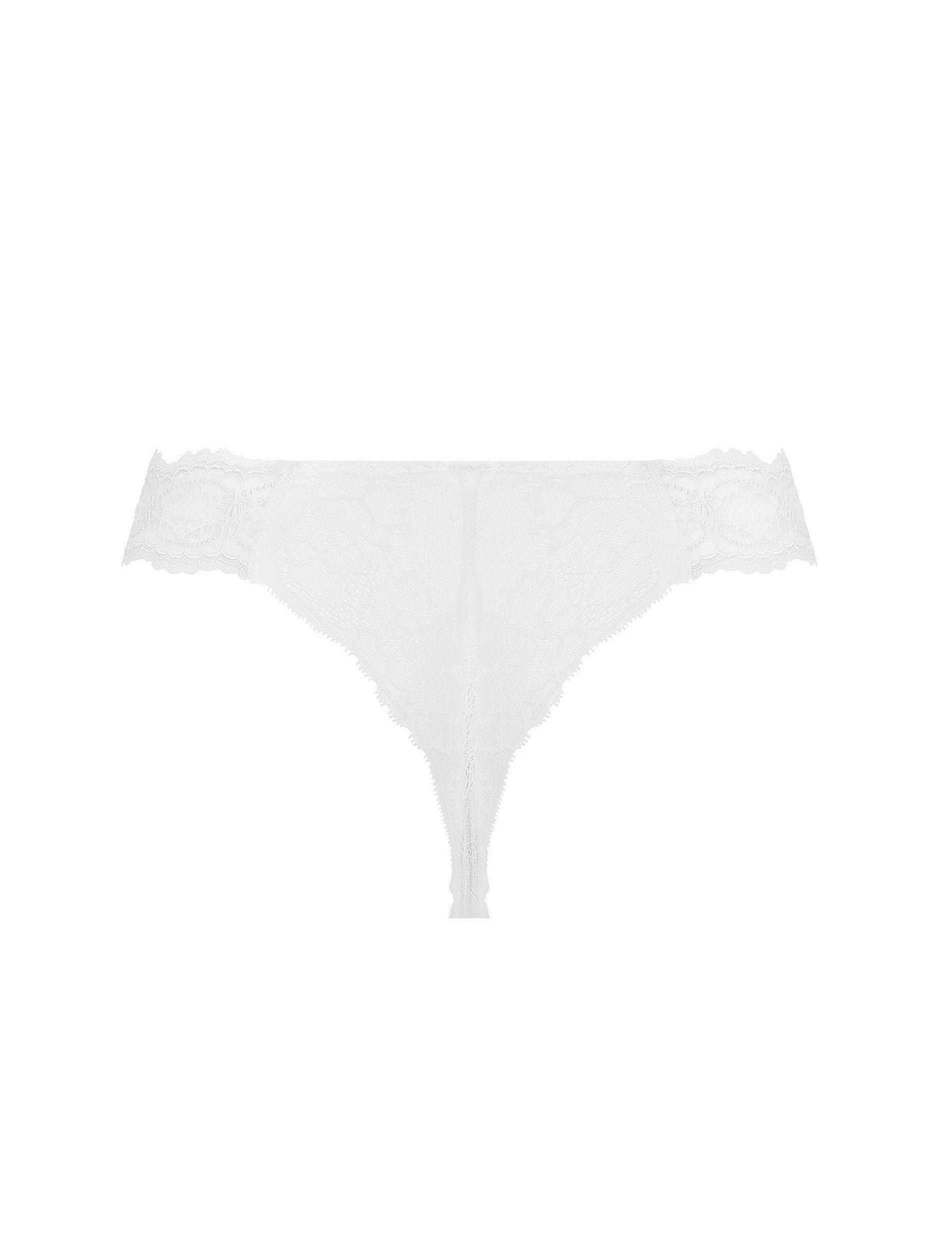String Sublime en dentelle - Blanc