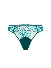 String Sublime en dentelle - Vert Princesse