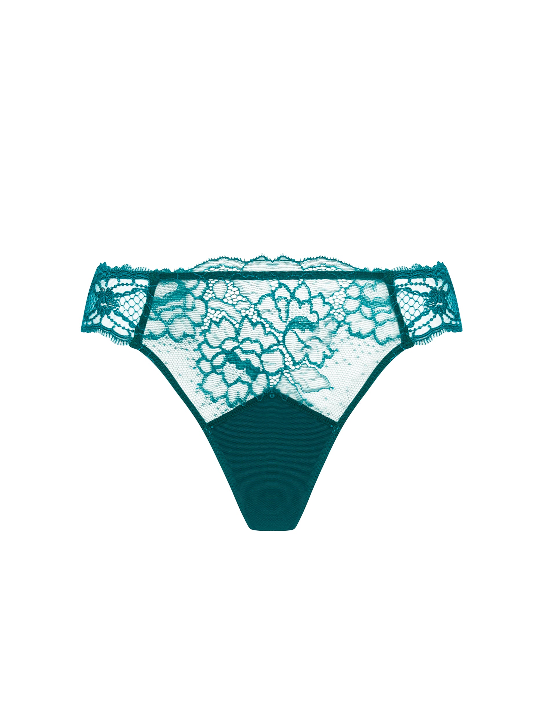 String Sublime en dentelle - Vert Princesse
