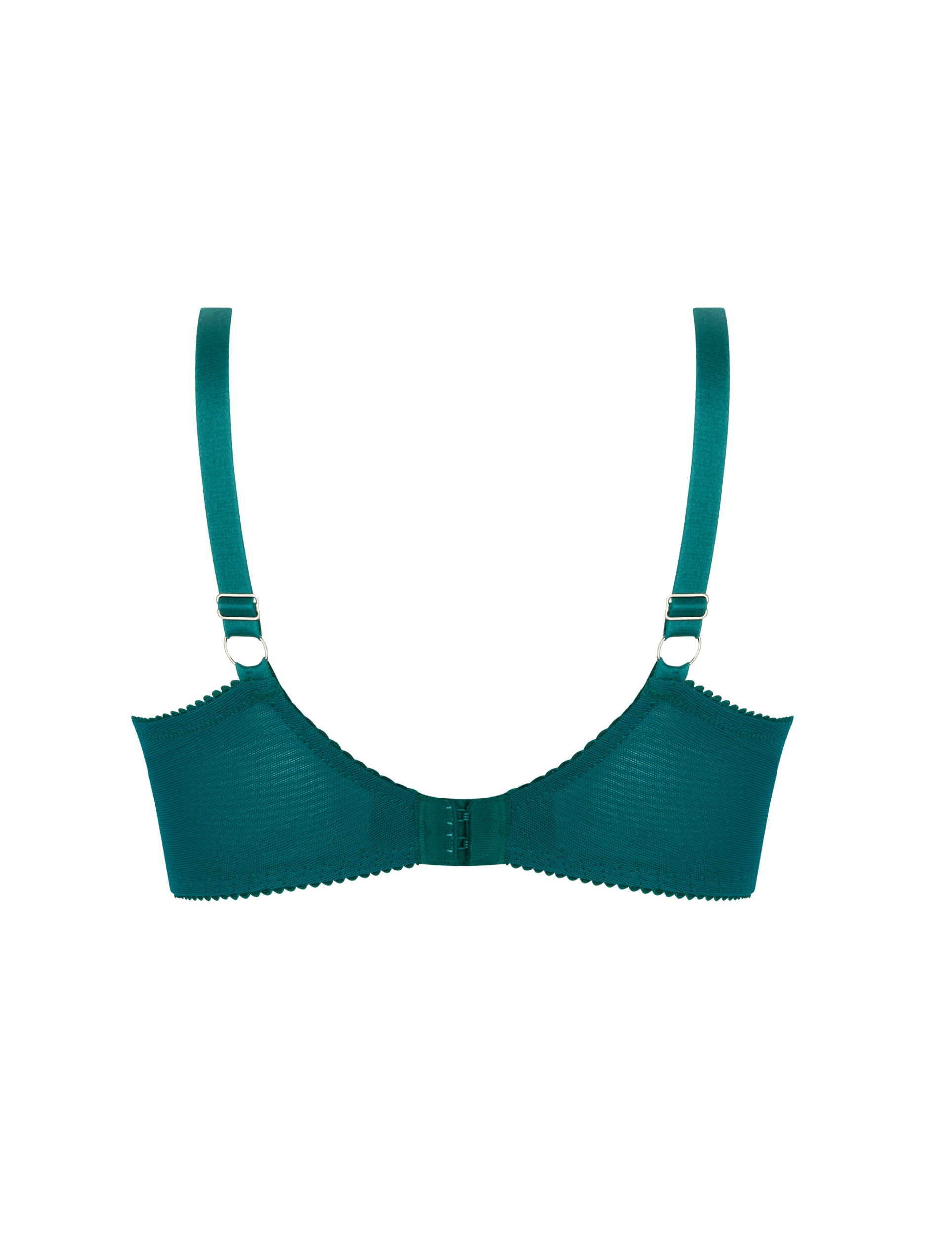 Sublime lace balconnet bra - Princess Green