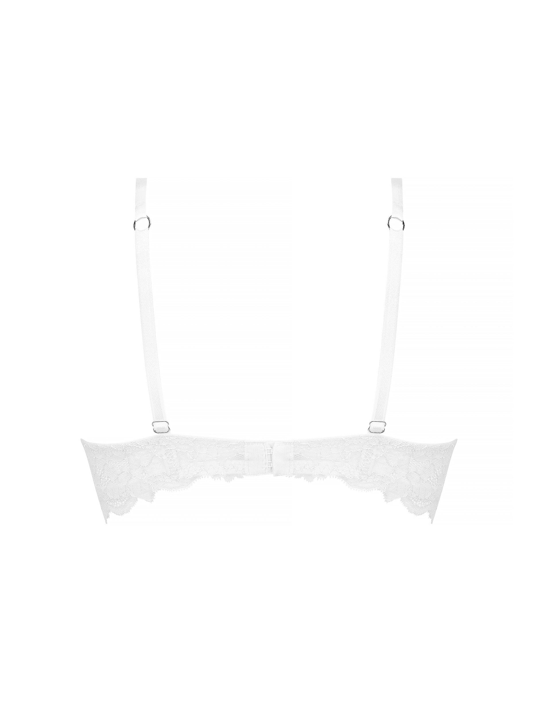 Soutien-gorge balconnet Sublime en dentelle - Blanc