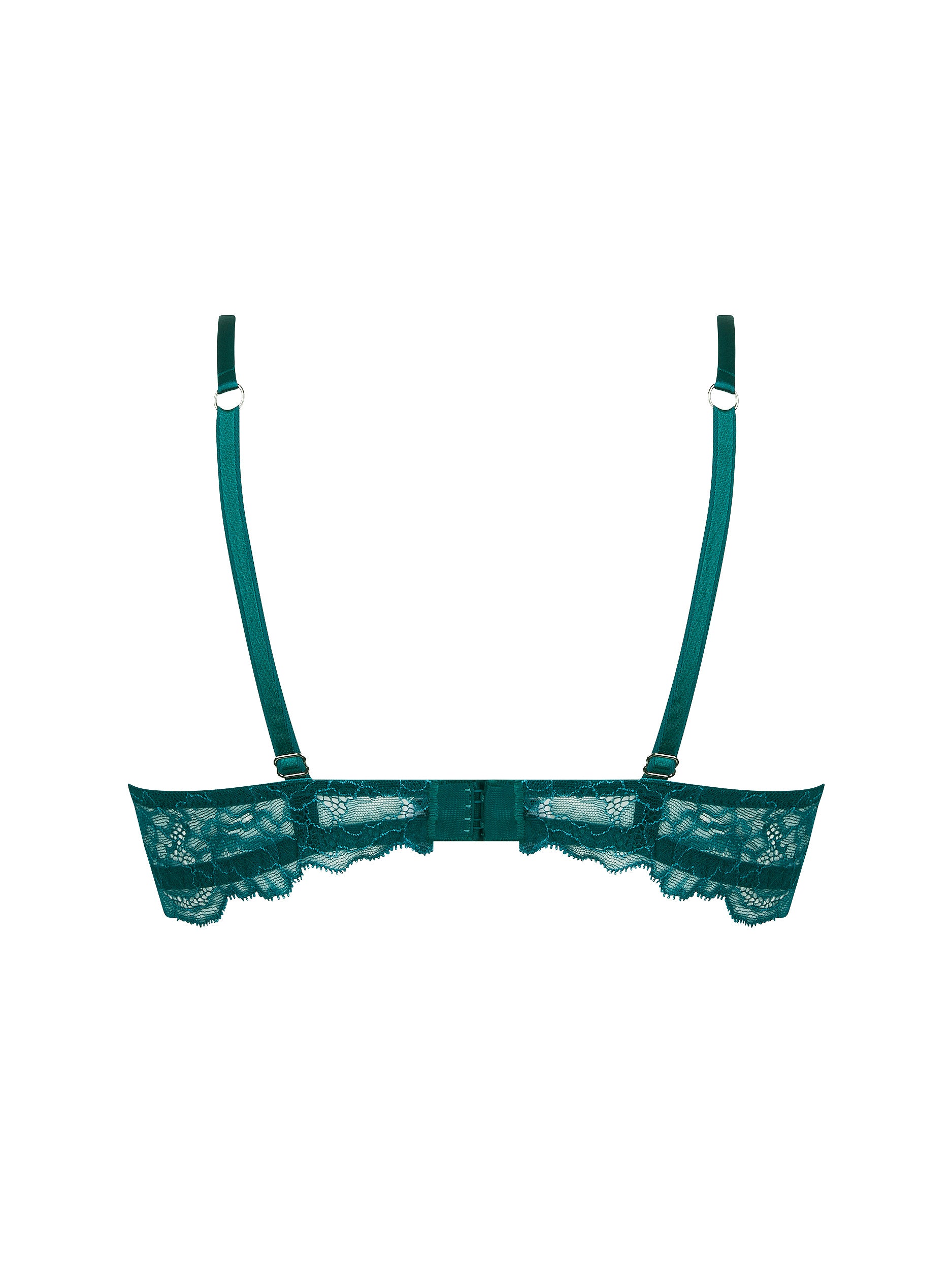 Soutien-gorge balconnet Sublime en dentelle - Vert Princesse