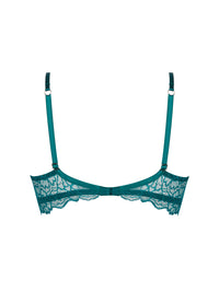 Sublime lace triangle bra - Princess Green