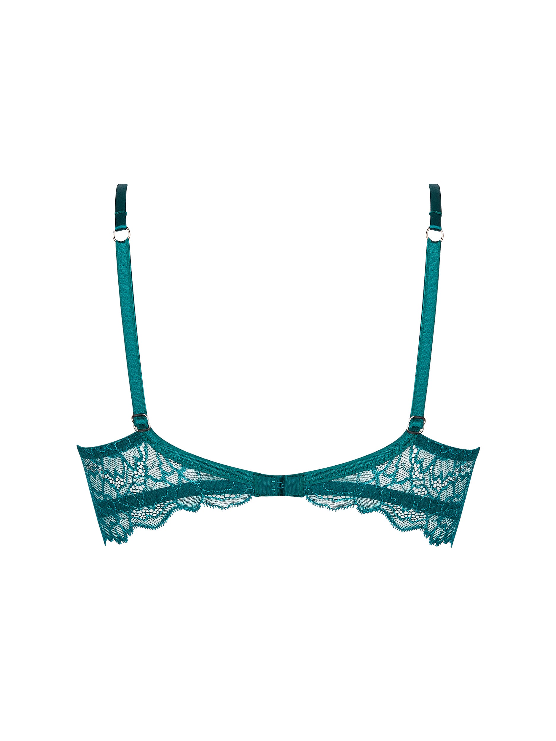 Sublime lace triangle bra - Princess Green