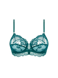 Soutien-gorge balconnet Sublime en dentelle - Vert Princesse