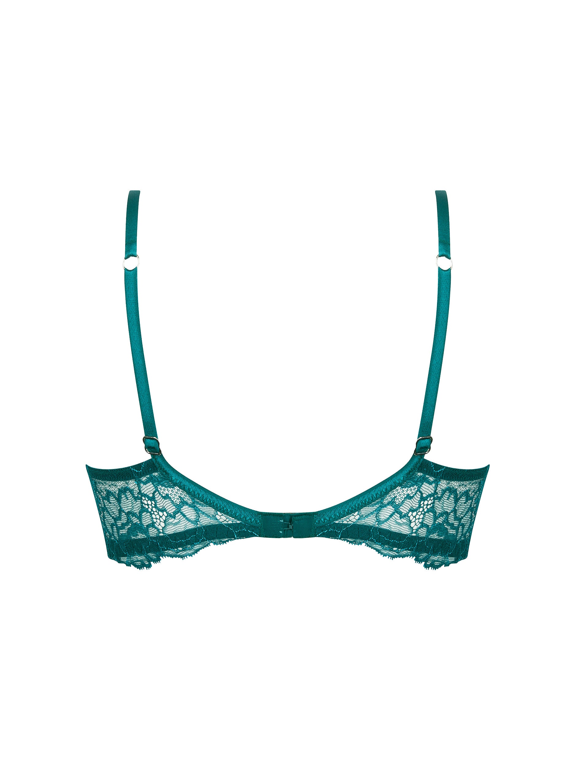 Soutien-gorge balconnet Sublime en dentelle - Vert Princesse