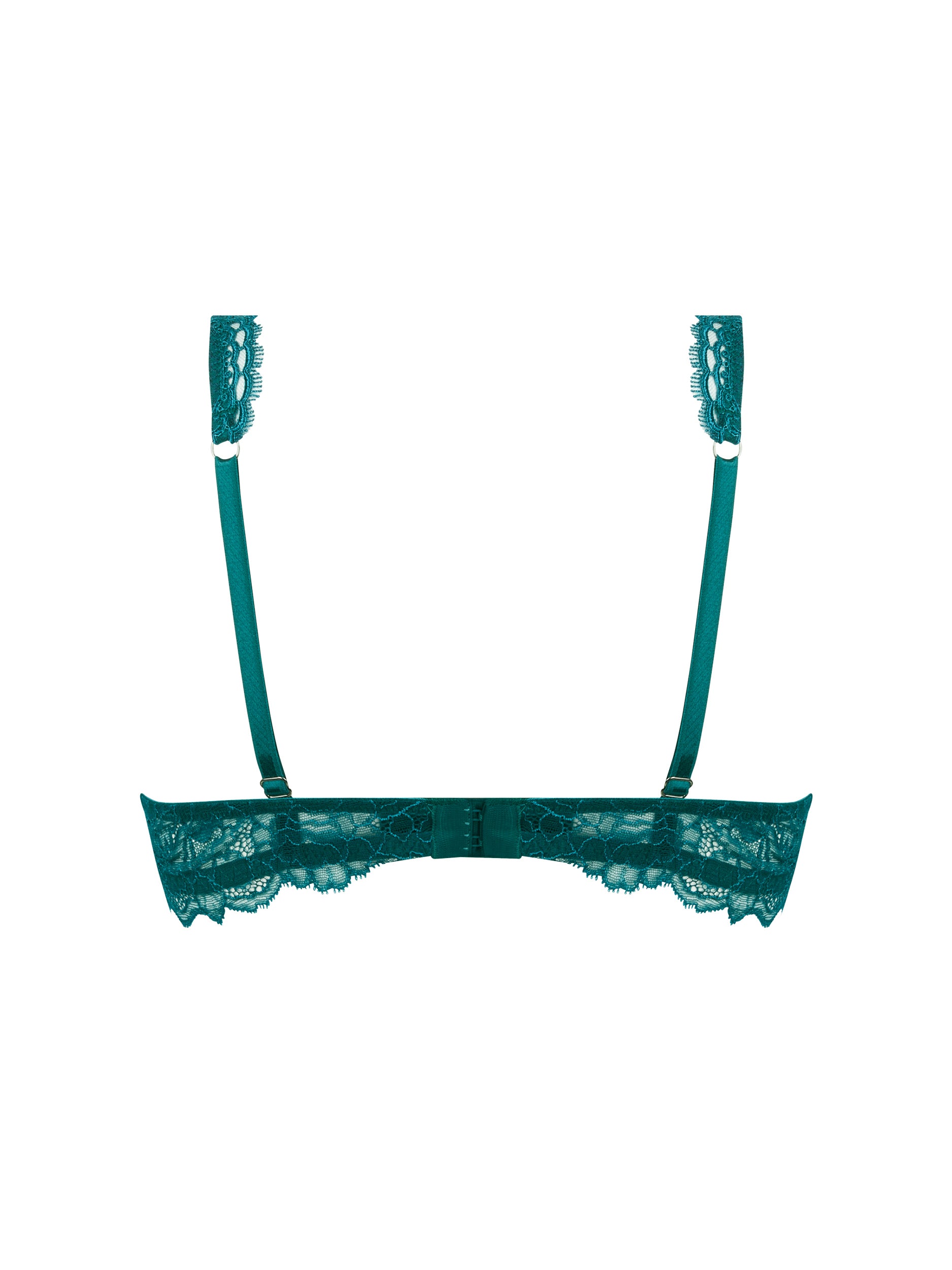 Sublime lace triangle bra - Princess Green
