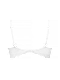 Sublime lace triangle bra - White