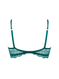 Soutien-gorge balconnet Sublime en dentelle - Vert Princesse