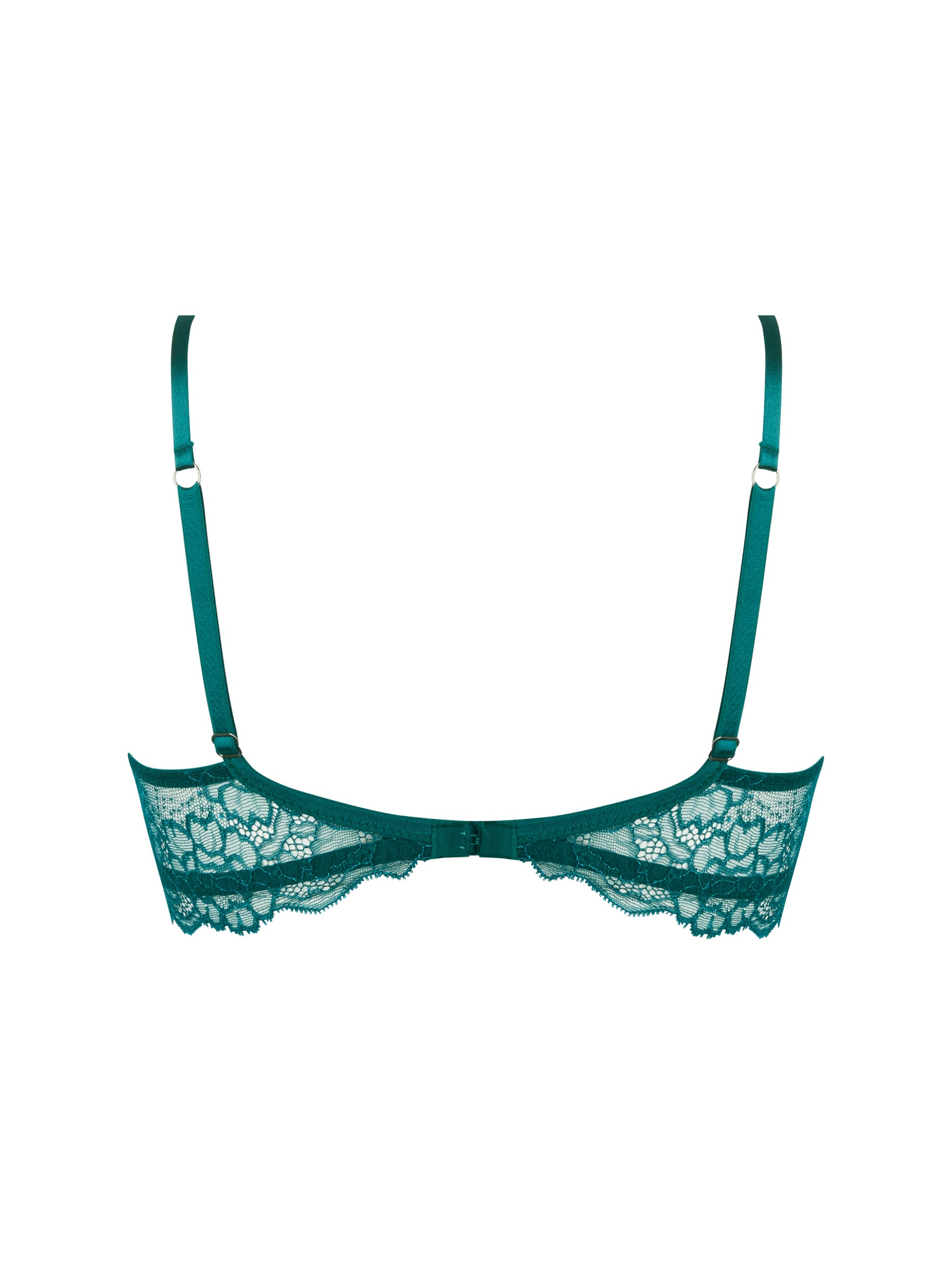 Soutien-gorge balconnet Sublime en dentelle - Vert Princesse
