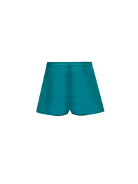 Short Sublime en dentelle en soie - Vert Princesse