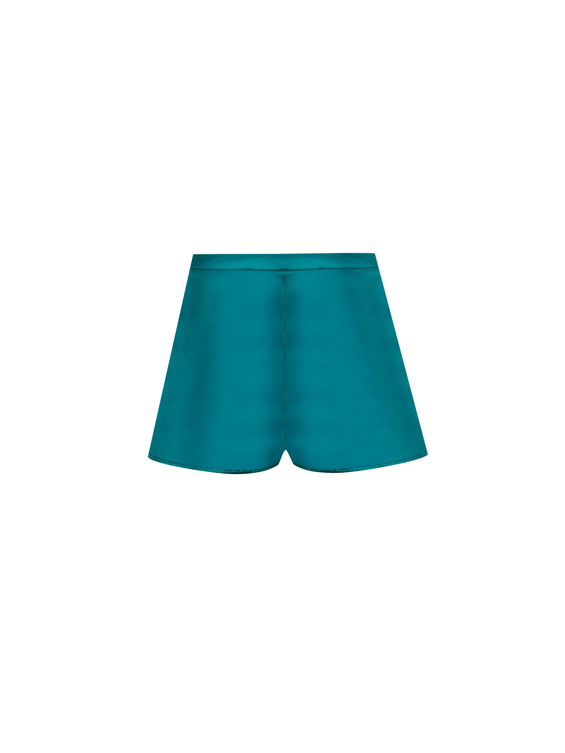 Short Sublime en dentelle en soie - Vert Princesse