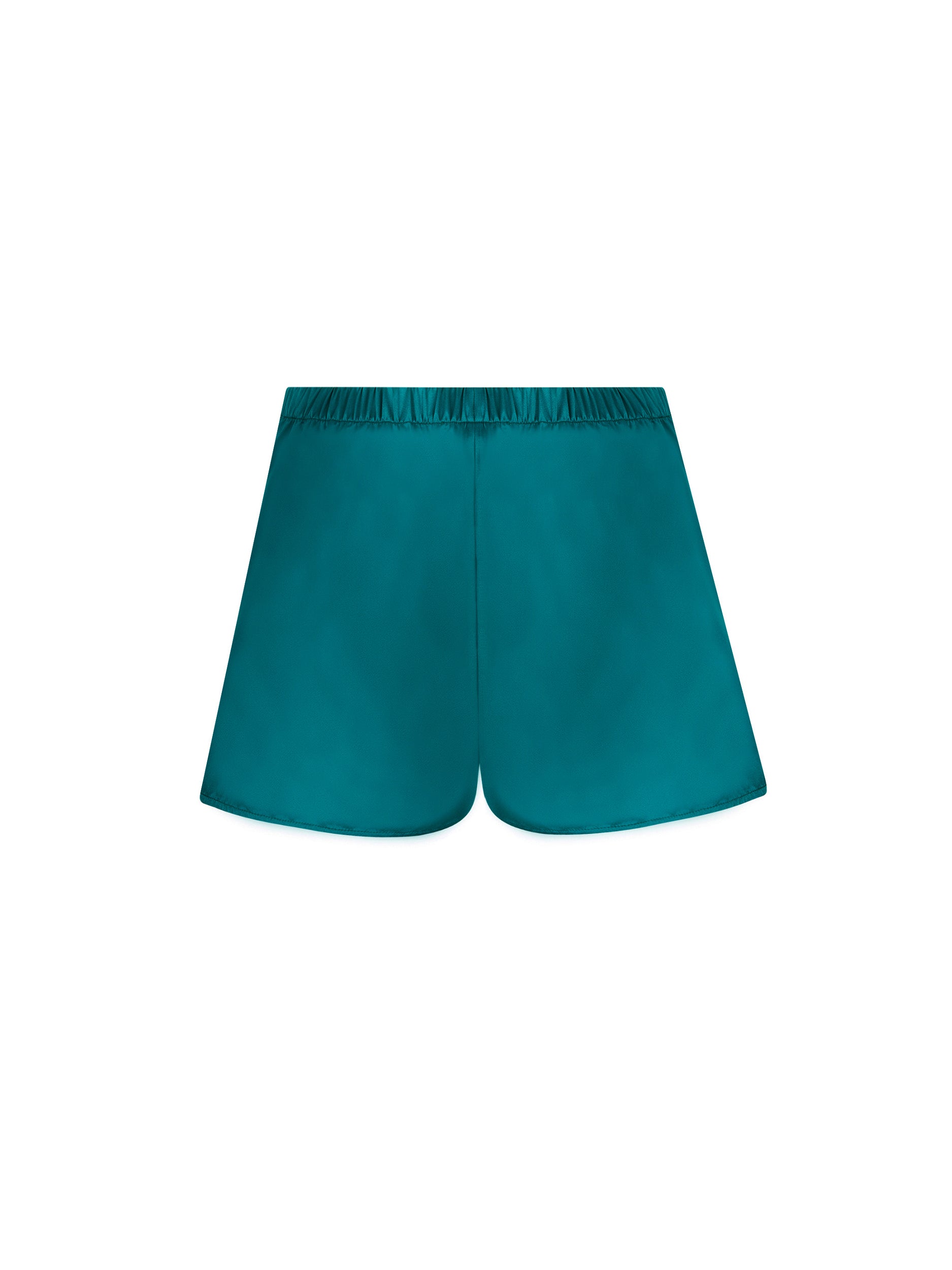Short Sublime en dentelle en soie - Vert Princesse