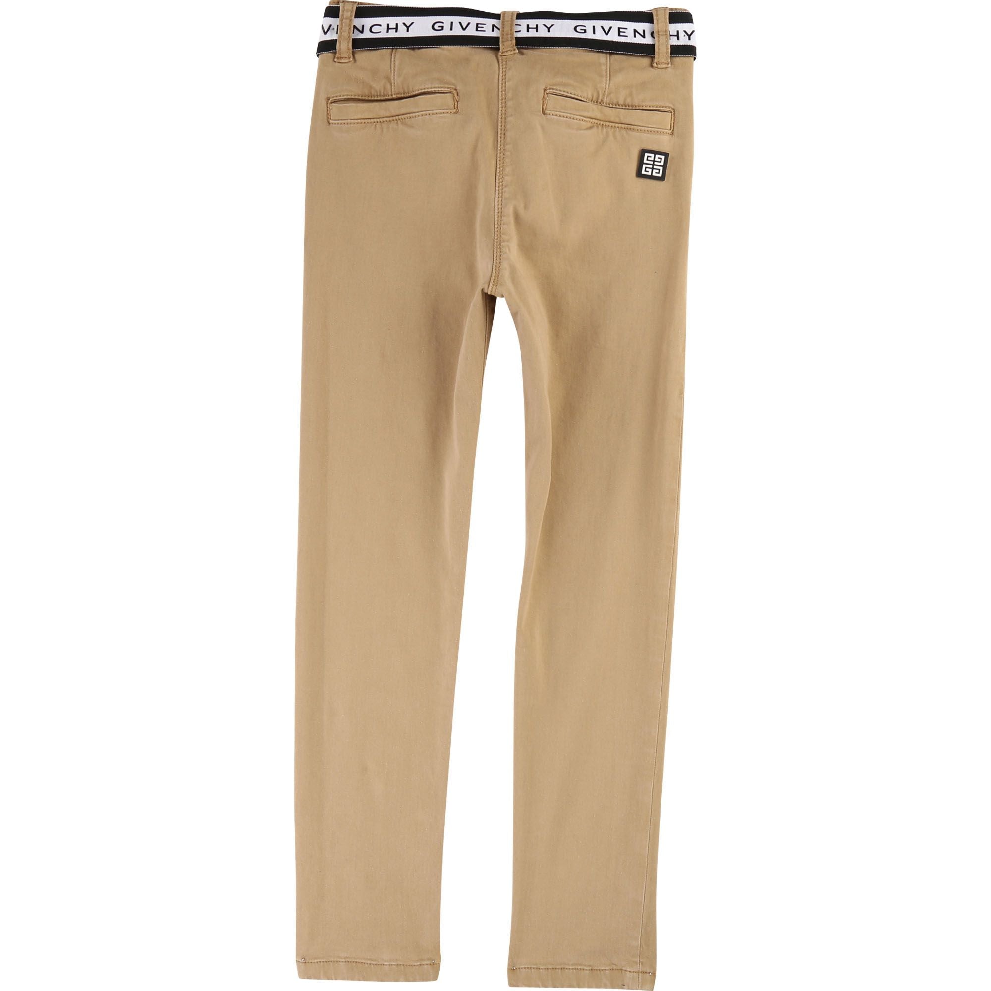 Pantalon 2 poches en gabardine - Marron clair
