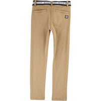 Pantalon 2 poches en gabardine - Marron Clair