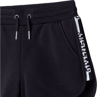 Short bande logo en molleton - Black