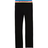 Legging with embossed logo - Black