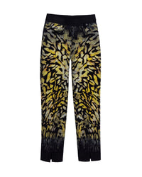 Pantalon en coton à imprimé Animal - Black